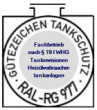 Siegel: Gütezeichen RAL-RG 977 für Tankschutz